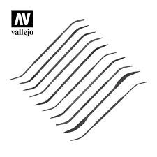 Vallejo T03003 - Curved File Set (x10) - Multi Scale